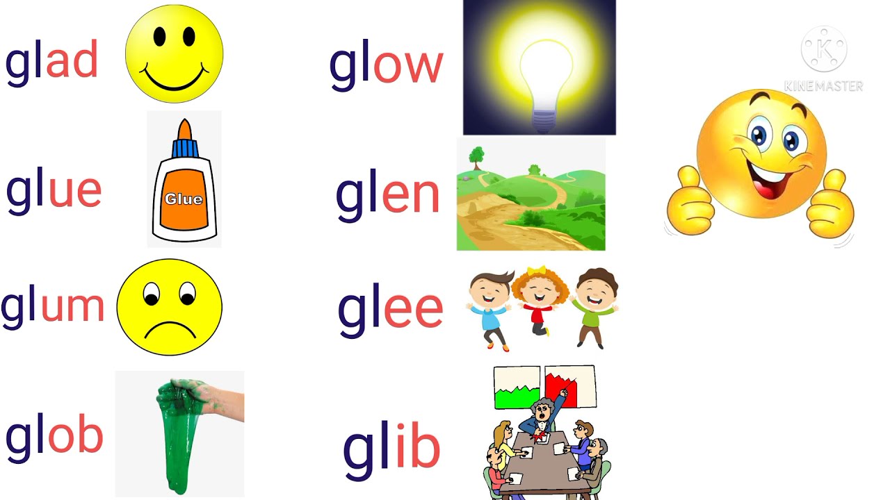 gl words phonics