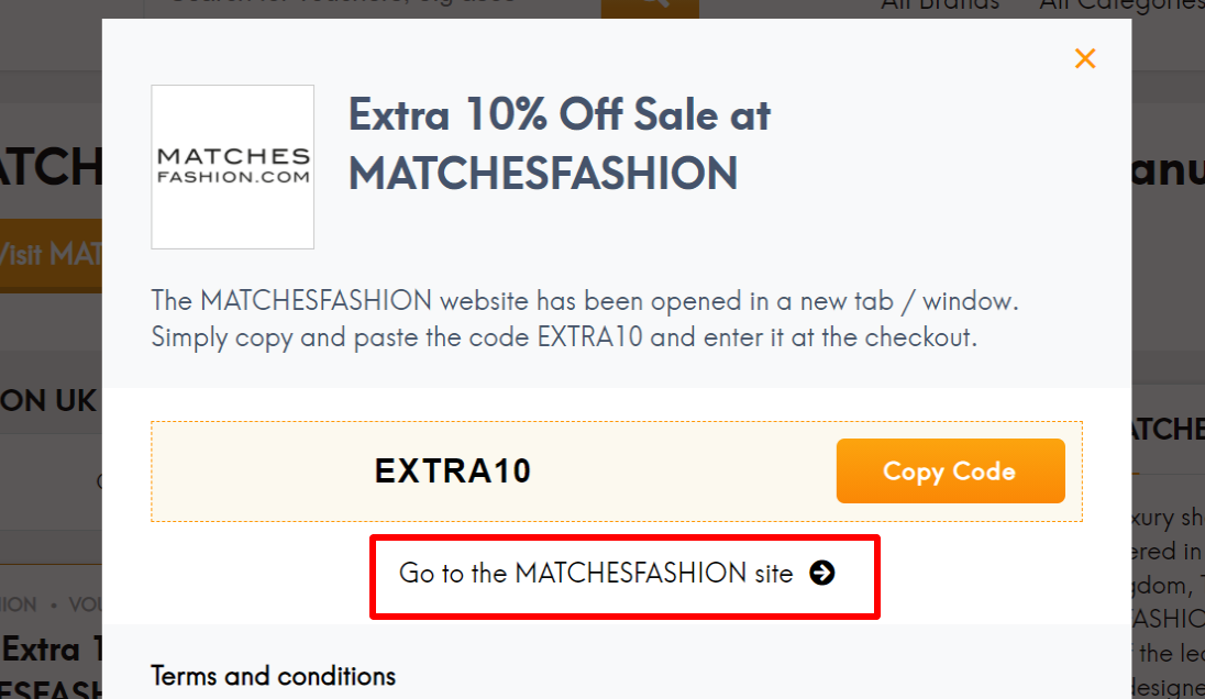 matchesfashion coupon