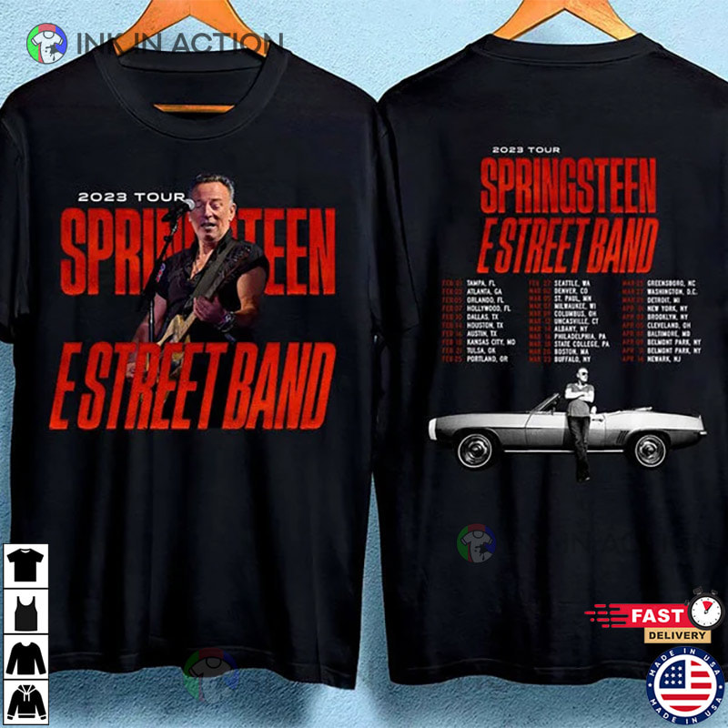 bruce springsteen tour 2023 shirt