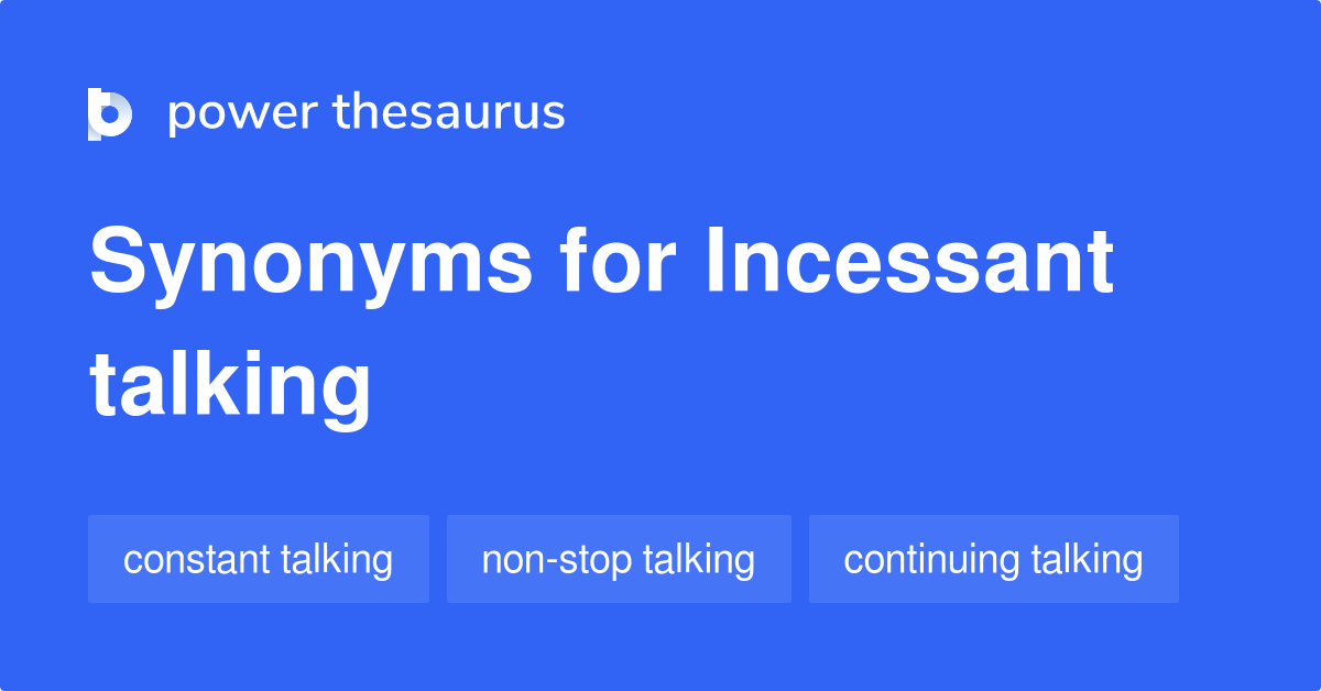 incessant thesaurus