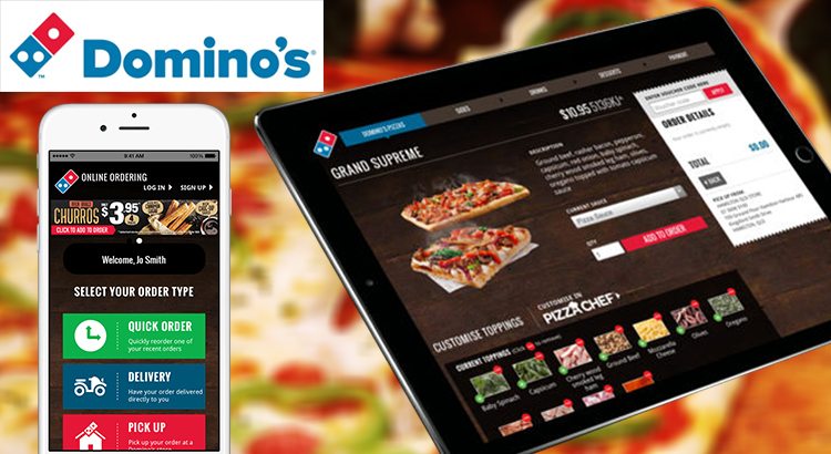 order dominos pizza online