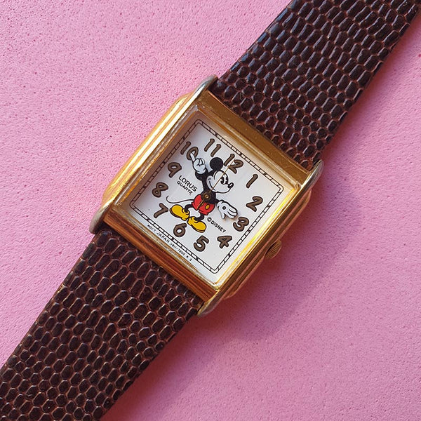 square mickey mouse watch