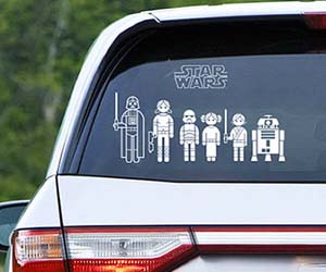 star wars car stickers