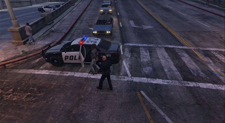 police mod for gta v