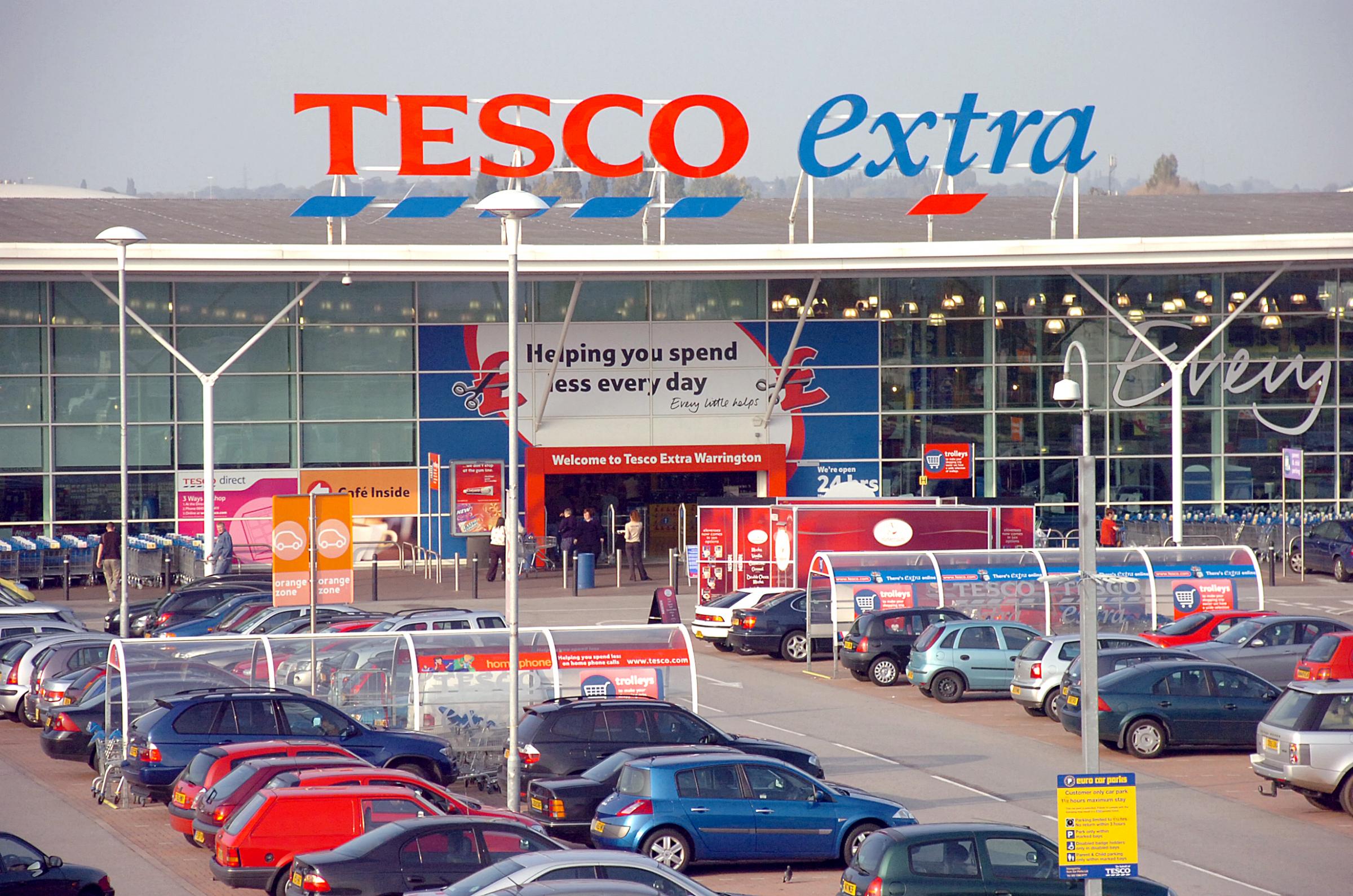 tesco st rollox opening times