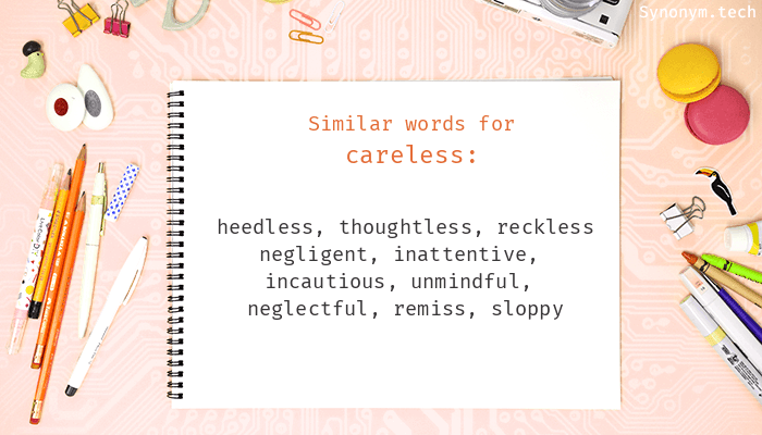 synonyms careless