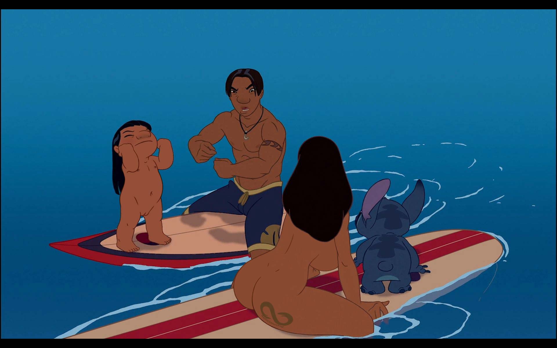 lilo and stitch naked