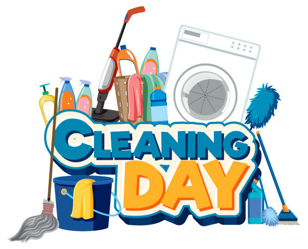 cleaning day clipart