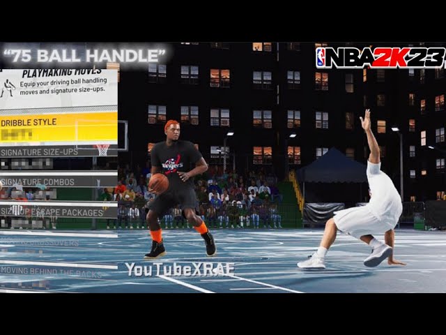 best dribble moves for 75 ball handle 2k23