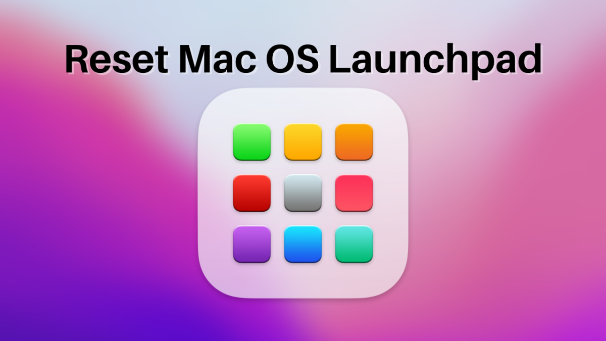 mac reset launchpad