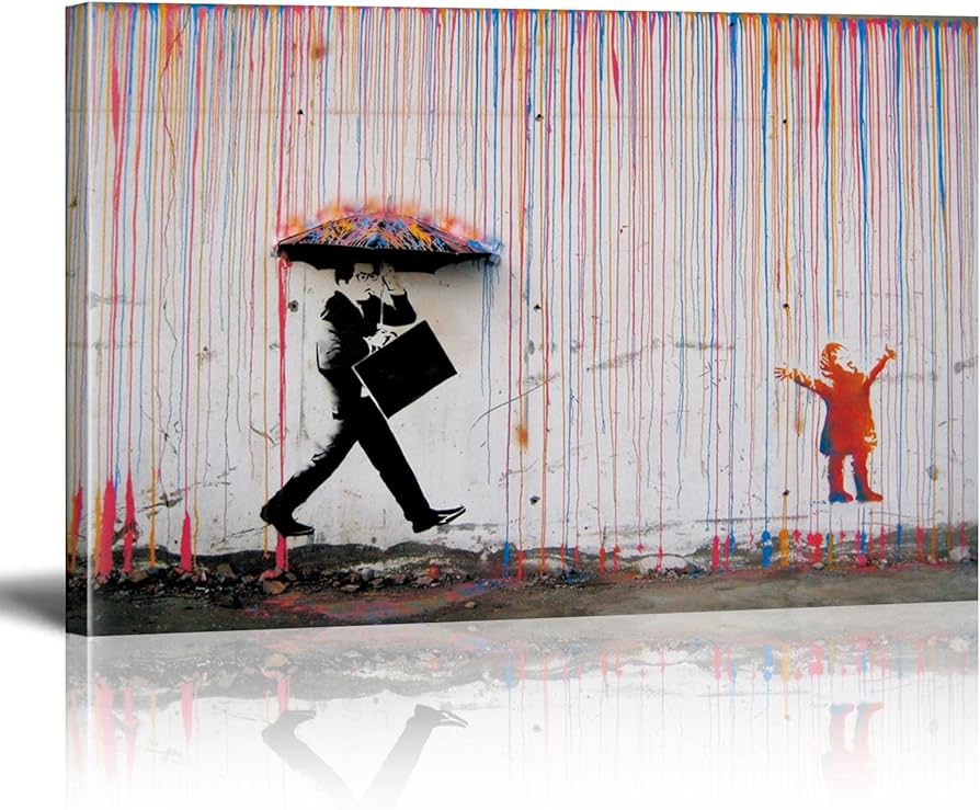 banksy canvas prints