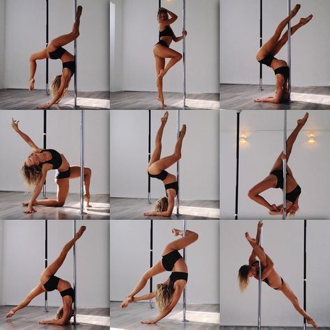 poses de pole dance