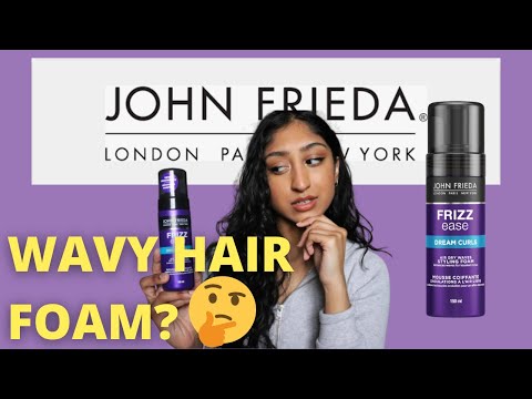 john frieda air dry waves styling foam