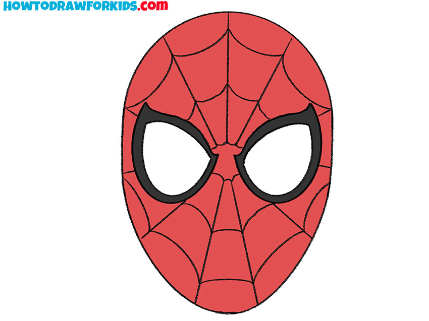 spider man drawing easy