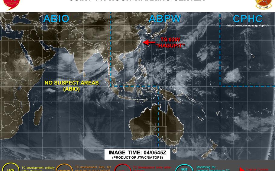 japan typhoon warning center