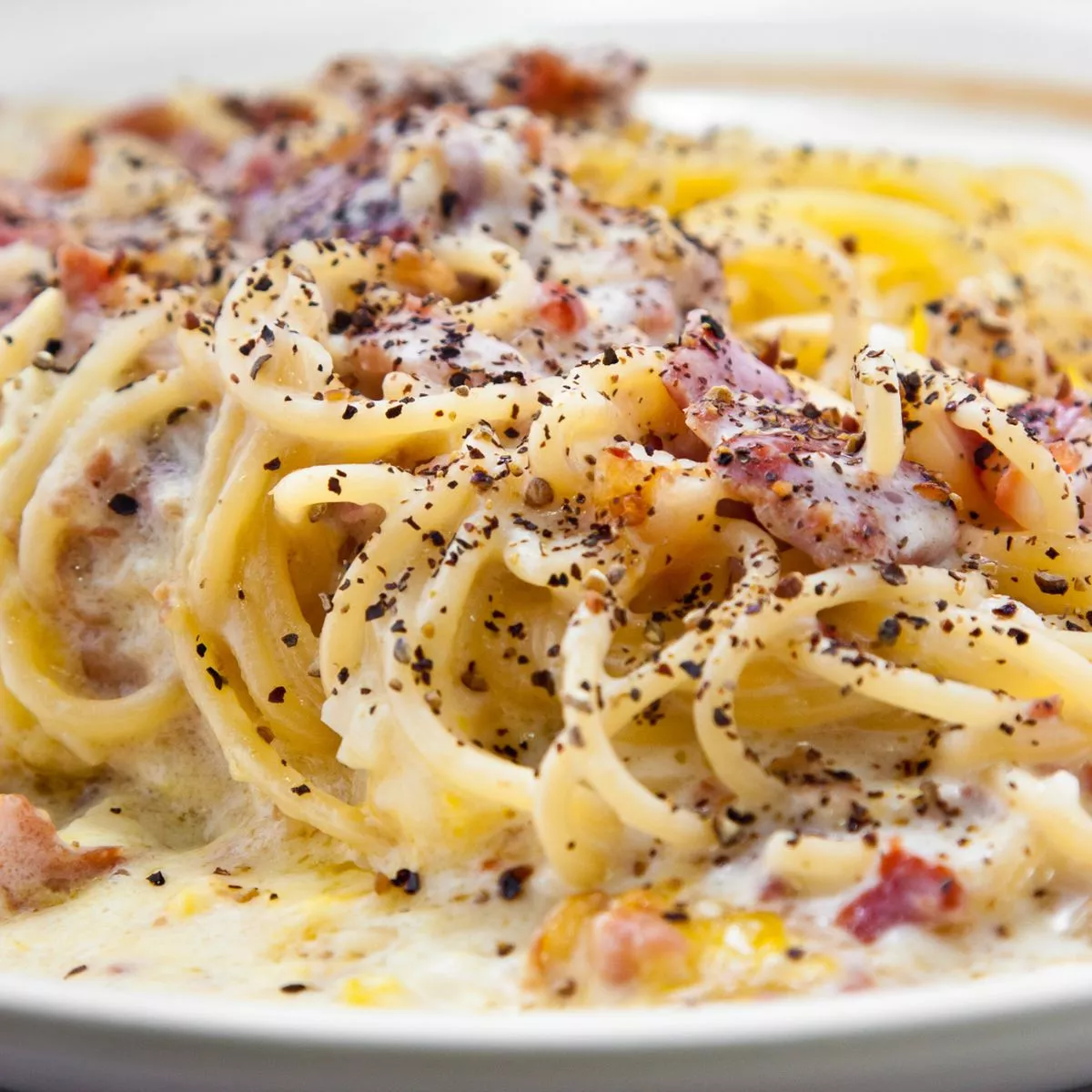 spaghetti carbonara james martin