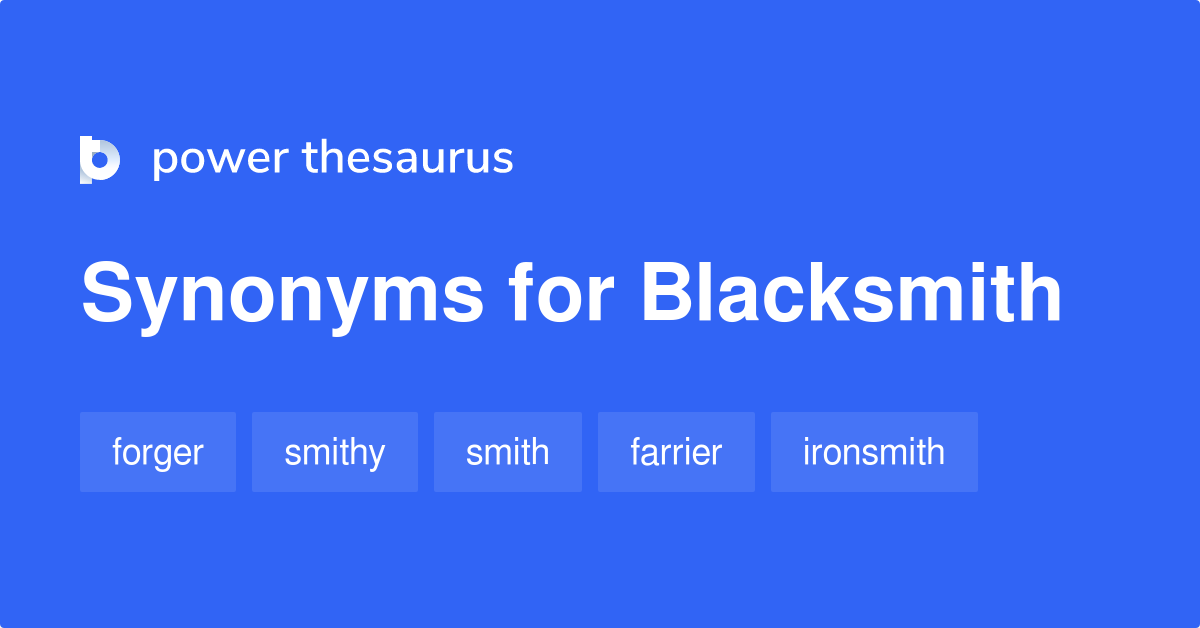 blacksmith synonym