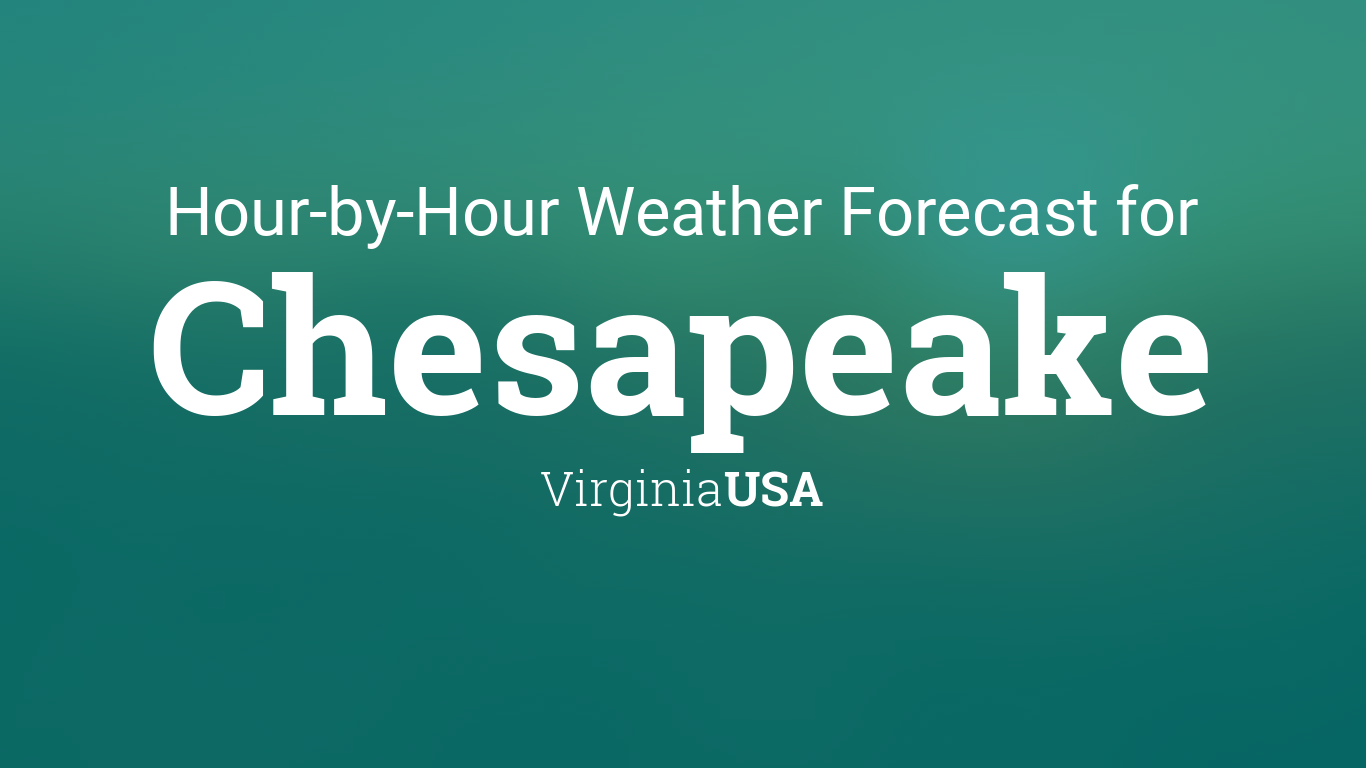 weather chesapeake va 23322 hourly