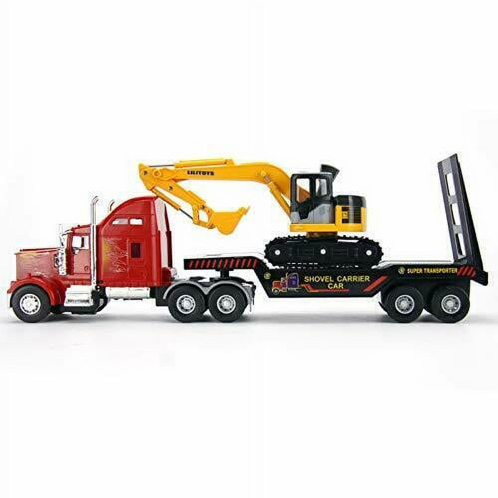 toy trucks with trailers