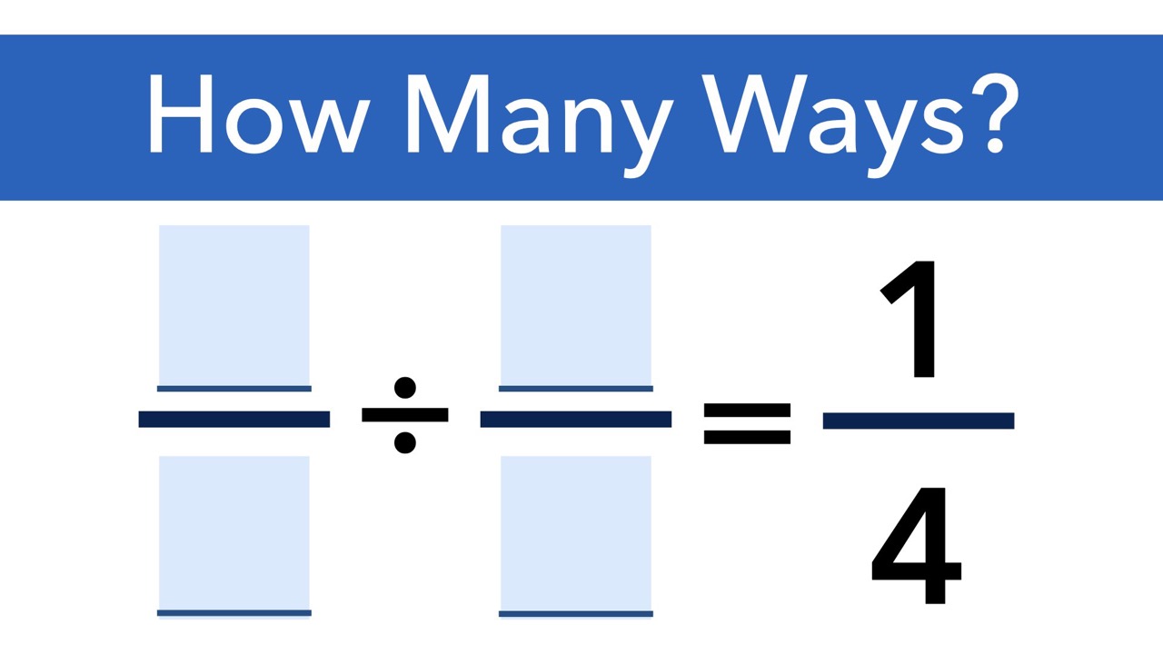 1/4 x 1/4 in fraction