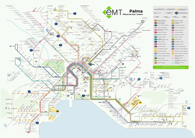 linea 46 emt palma