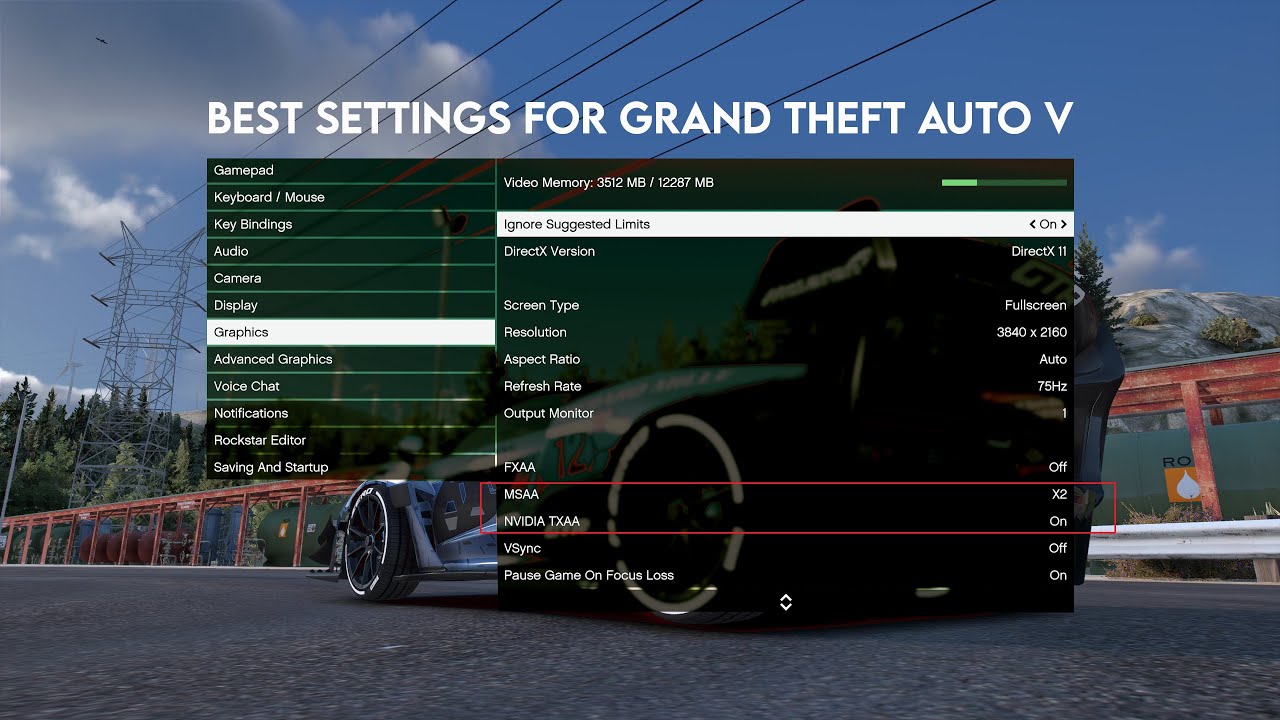 best settings gta v pc