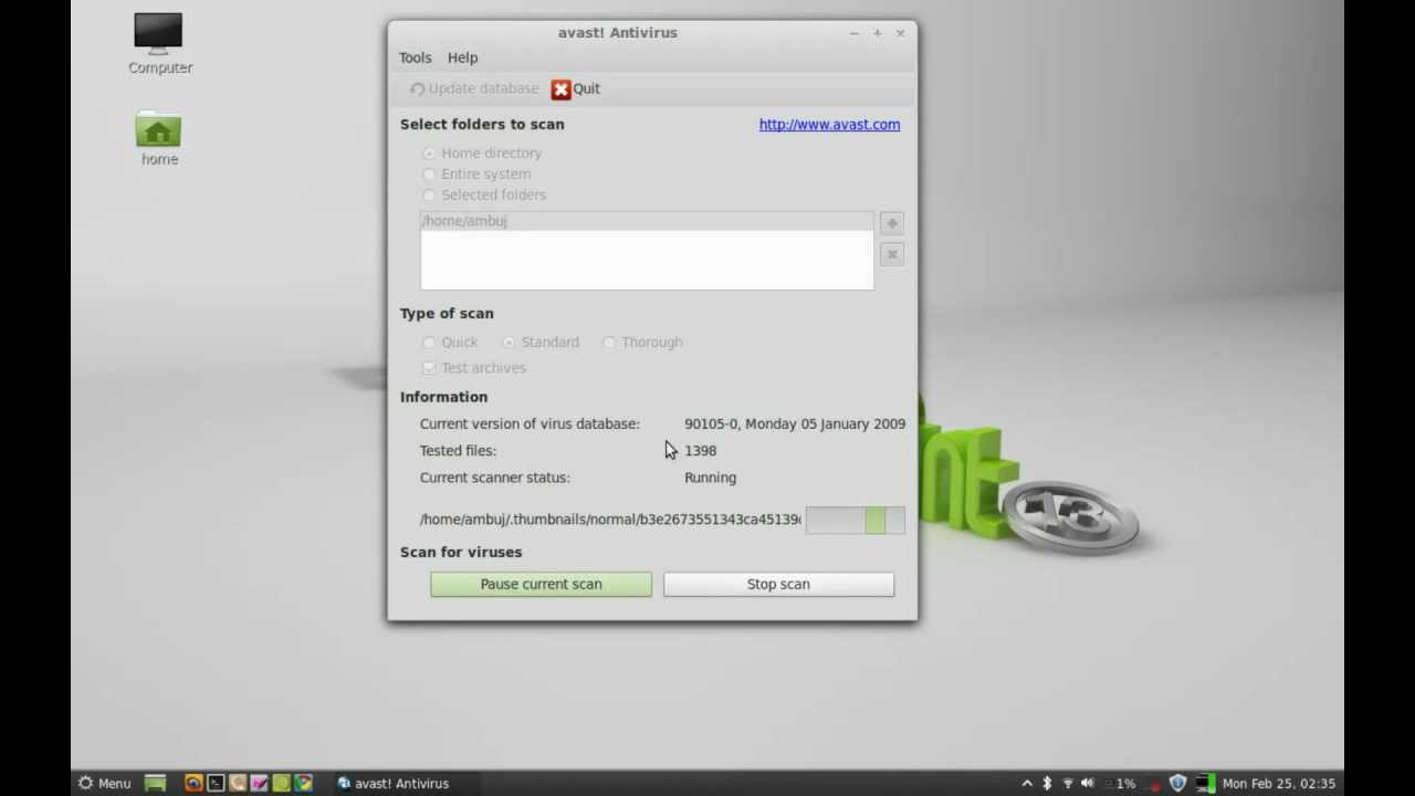 avast free antivirus linux mint