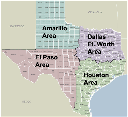 texas zip codes by county