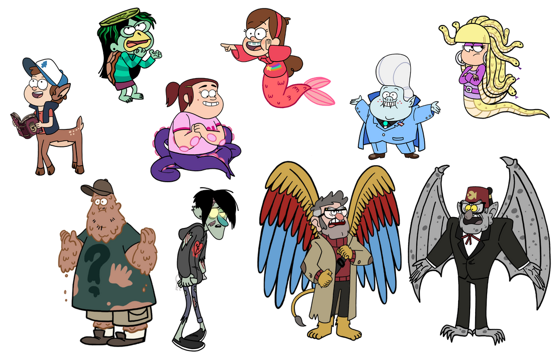 gravity falls monsters