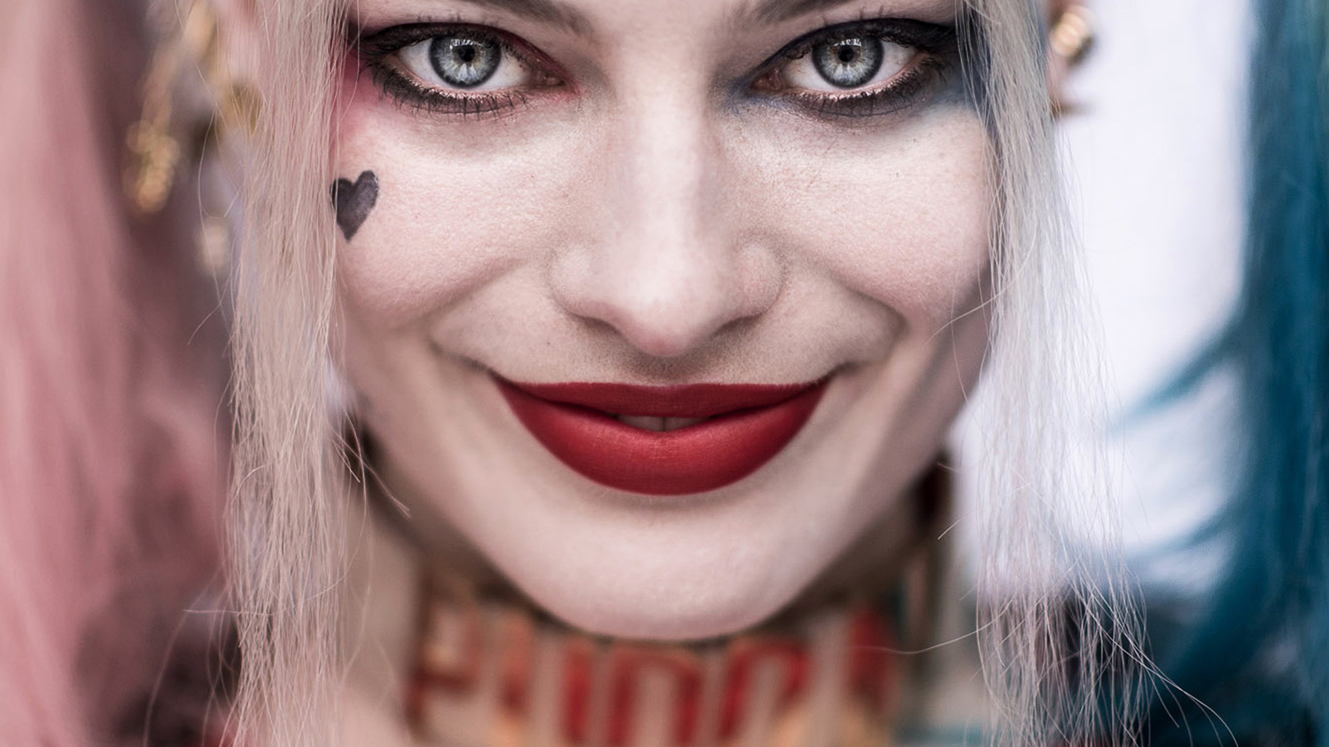 harley quinn tattoos face