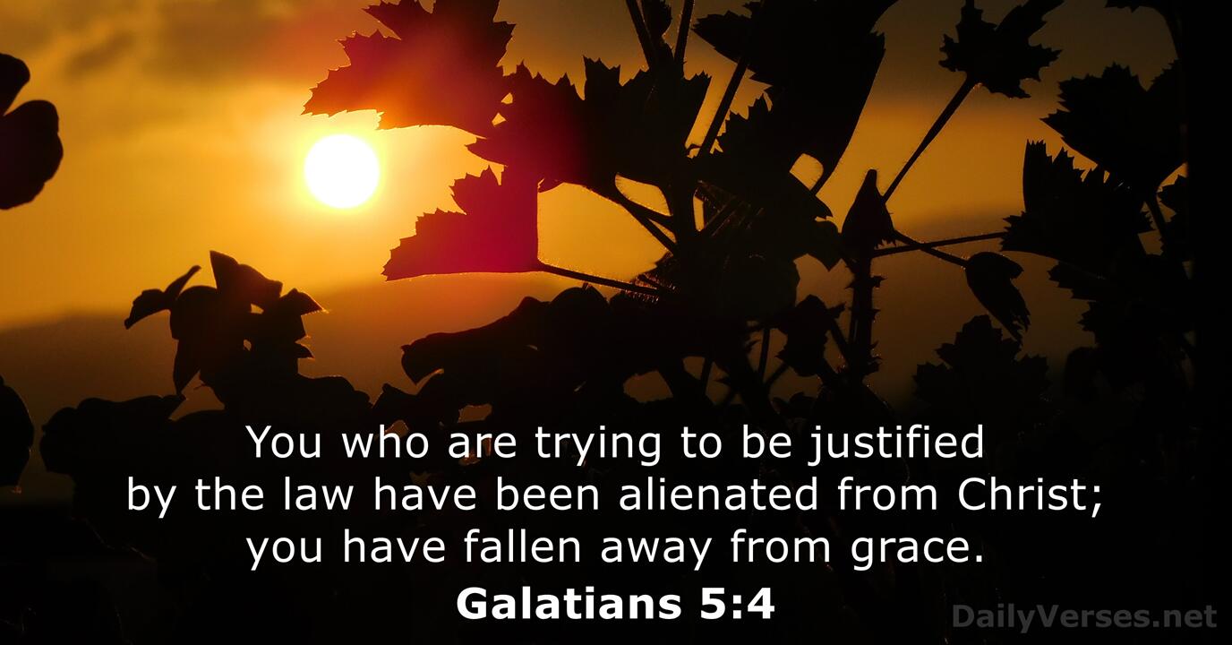 galatians 5 4-5