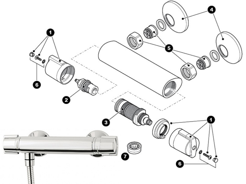 triton shower mixer valve replacement