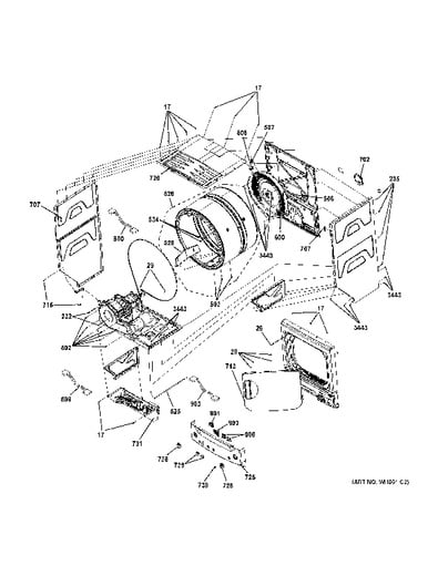 ge washer dryer parts