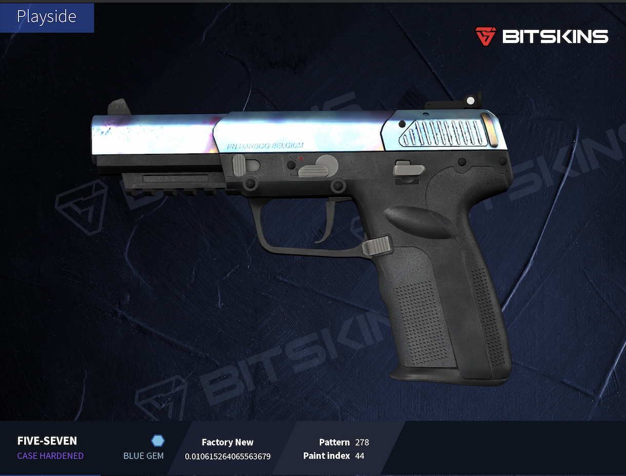 five seven blue gem