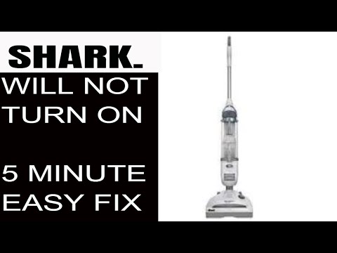 shark vacuum does not turn on