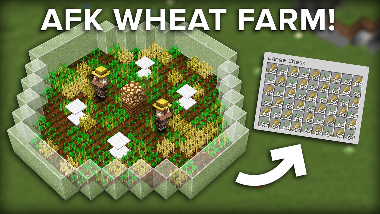 farm villagers minecraft