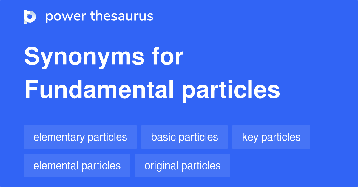 fundamental thesaurus