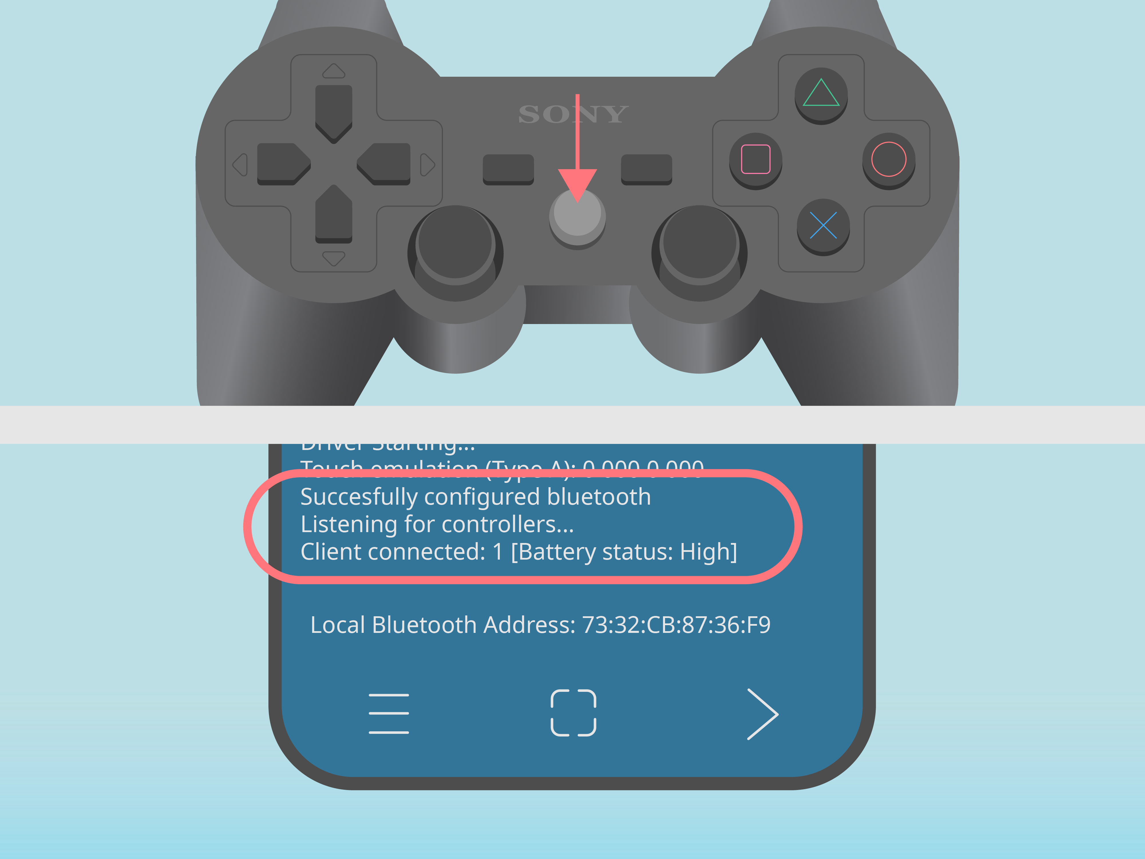 how to connect wireless controller ps3