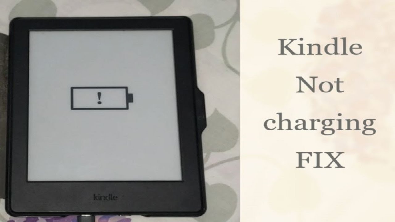 amazon kindle wont charge