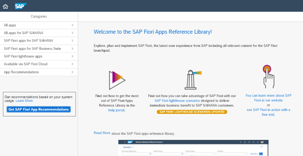 fiori apps library