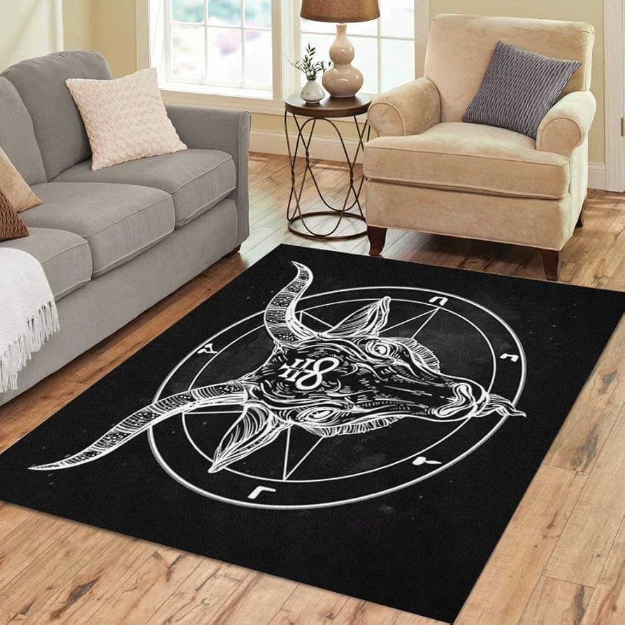 satanic rug