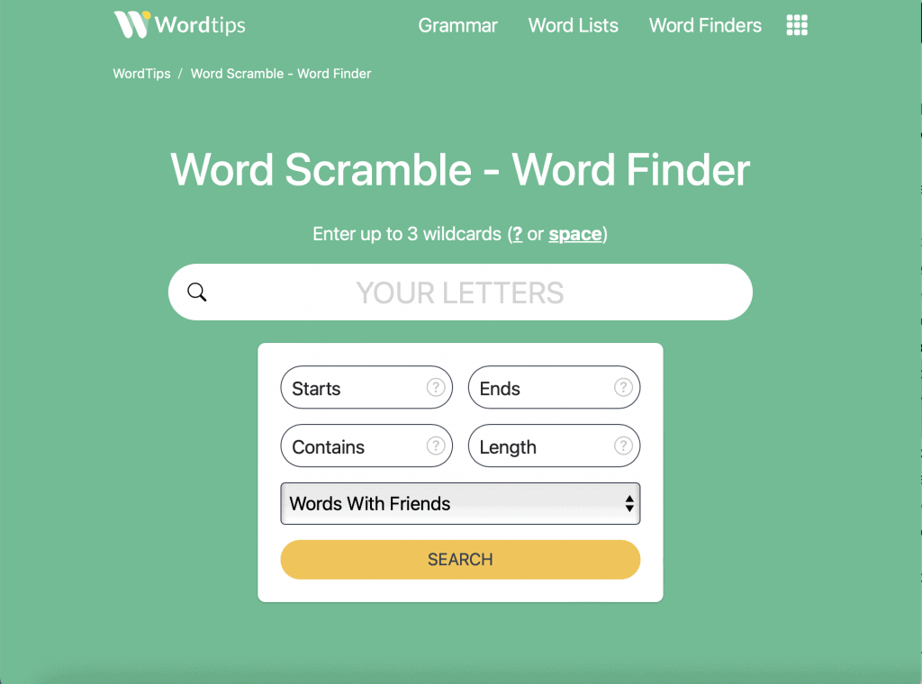 word unscrambler finder