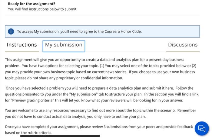 coursera peer graded assignments solutions