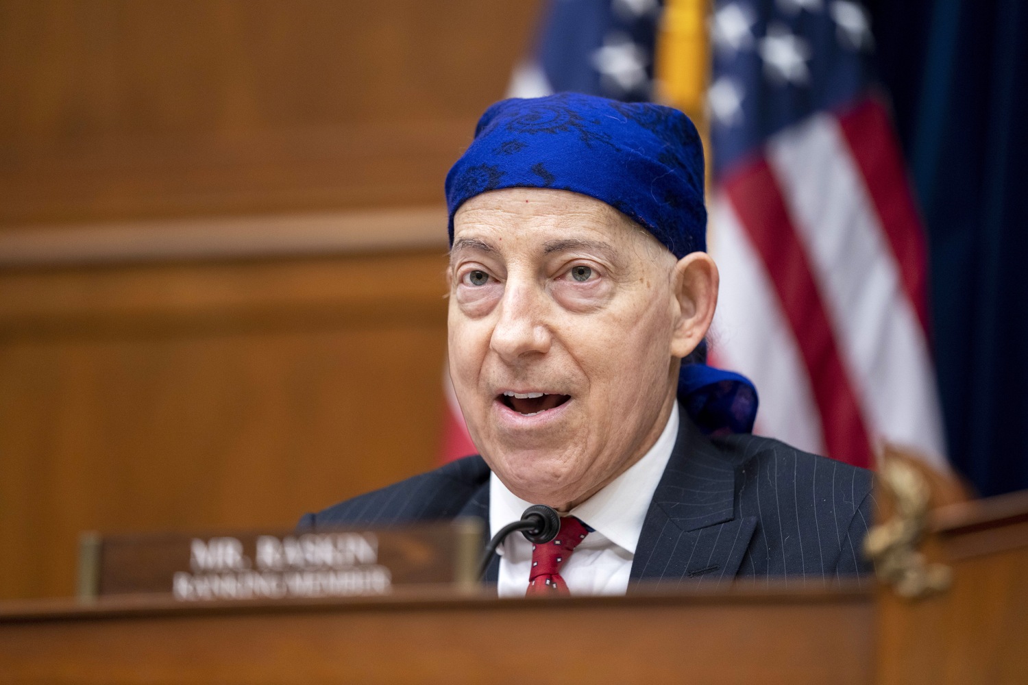 jamie raskin bandana