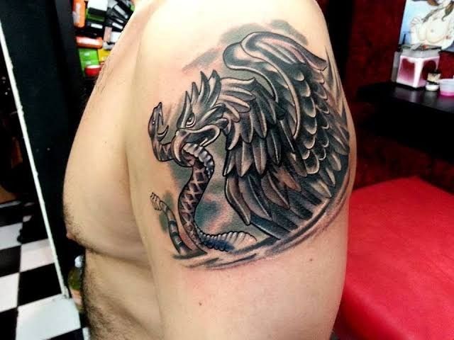 escudo de mexico tattoo