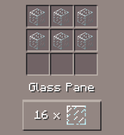 pane glass minecraft