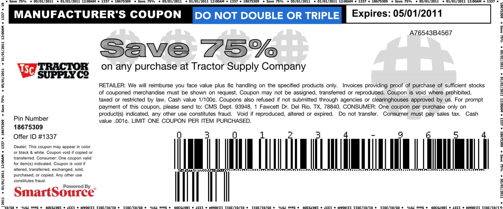 tractor supply company coupons