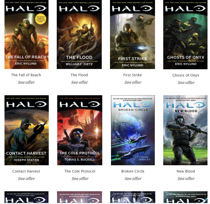 halo book chronological order