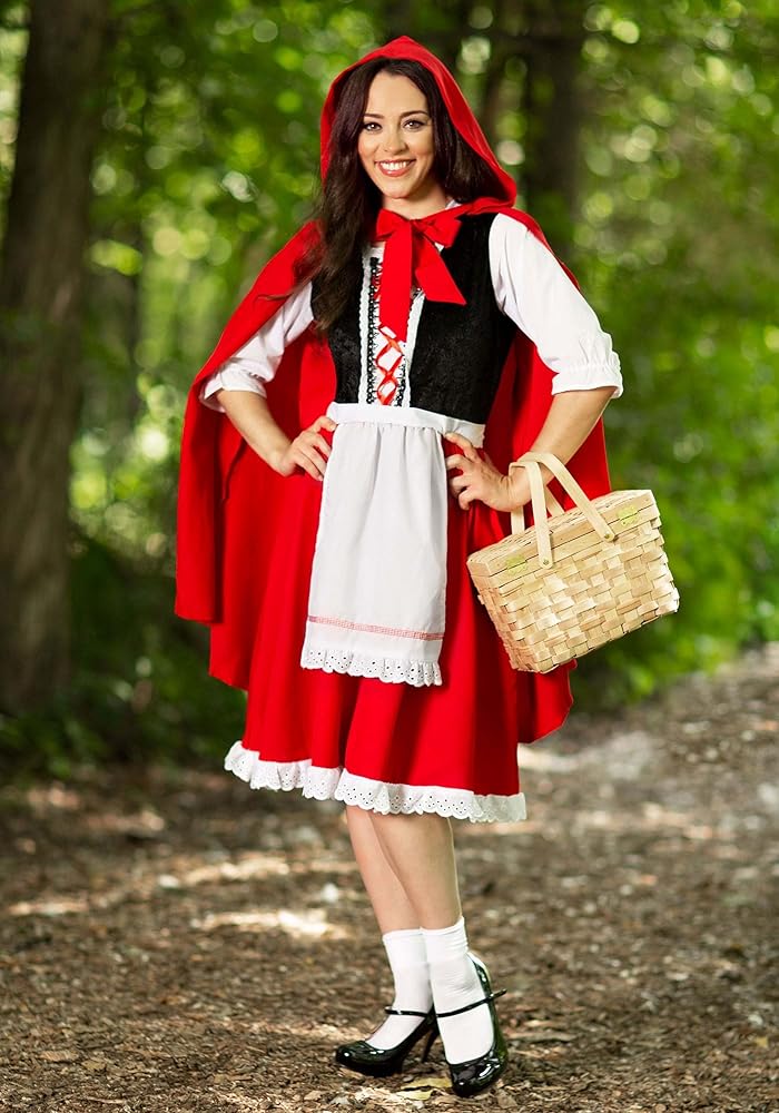 womens red riding hood costume