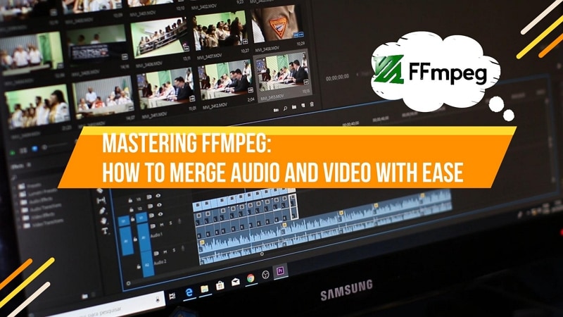 merge audio and video ffmpeg